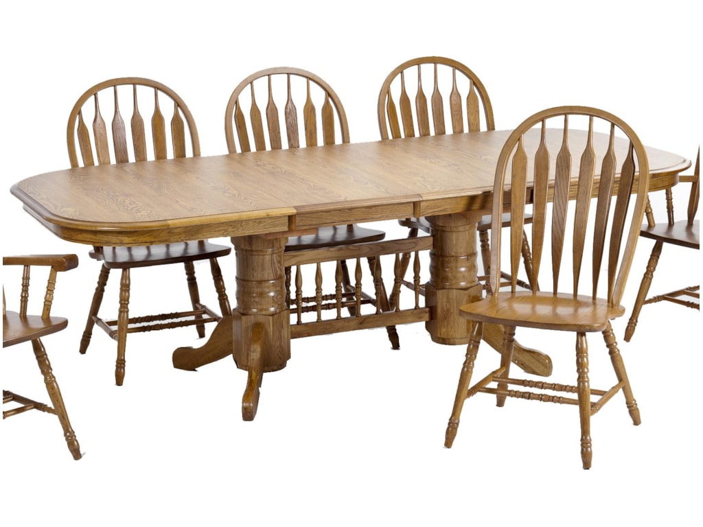 Intercon Classic OakTrestle Table