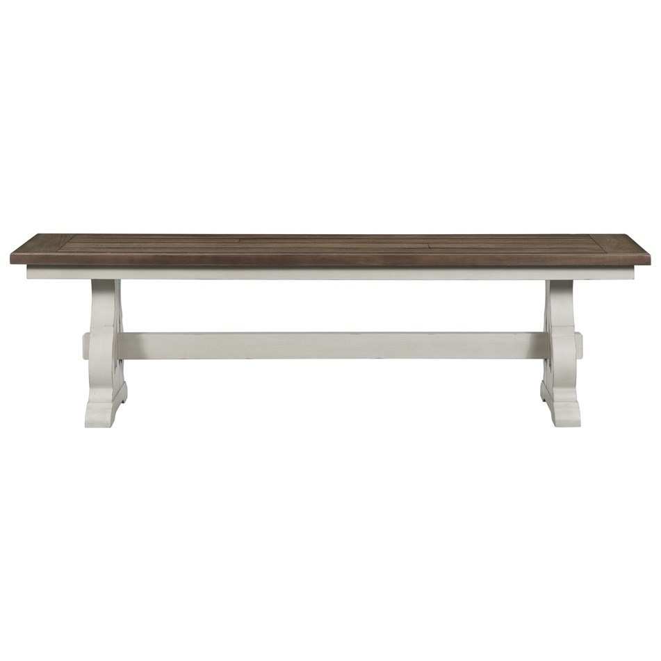 Intercon Drake Cottage Dining Bench With Trestle Base Wayside Furniture Dining Benches