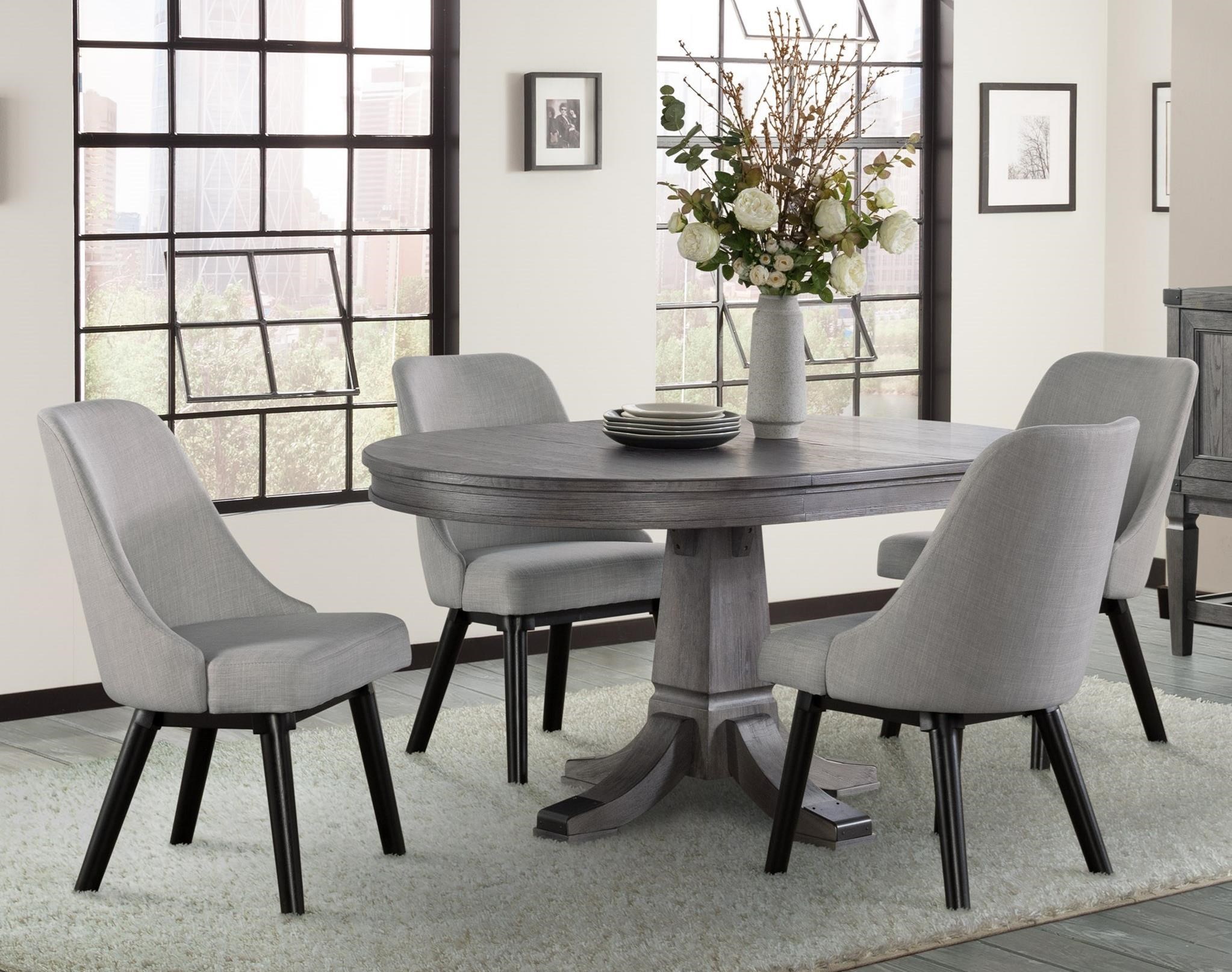 Intercon Foundry Relaxed Vintage 5 Piece Table And Chair Set With