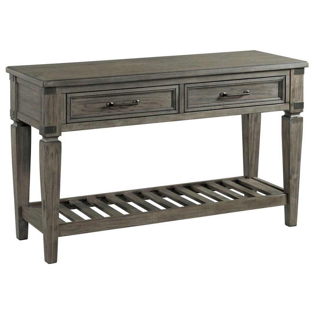 Intercon Foundry Relaxed Vintage Console Table With 2 Drawers And
