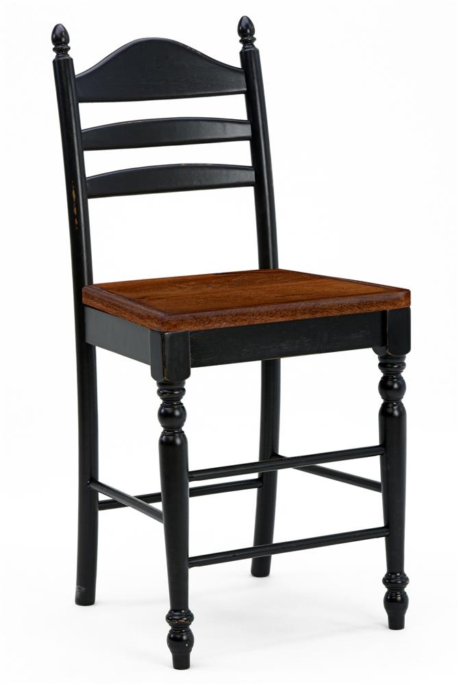 Intercon Hillside Village 24 Ladder Back Bar Stool Fisher Home Furnishings Bar Stools