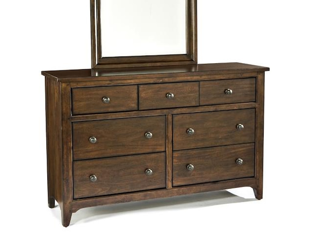 Intercon Jackson Transitional 7 Drawer Dresser With Tapered Legs Intercon Jackson Transitional 7 Drawer Dresser With Tapered Legs