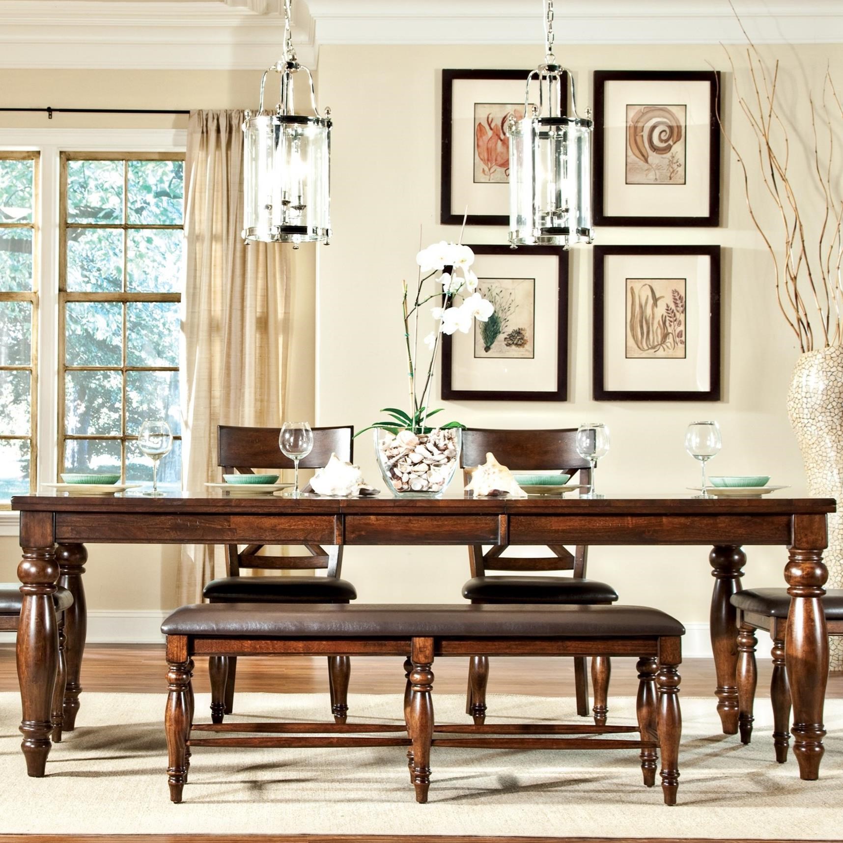 Vfm Signature Kingston Dining Leg Table With Butterfly Leaf