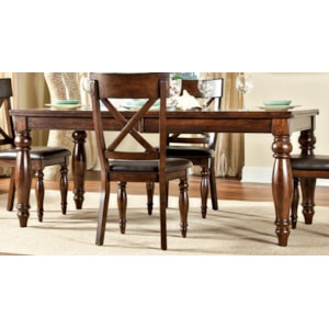 Caprice Dining Leg Table With Butterfly Leaf Walker S Furniture Dining Tables