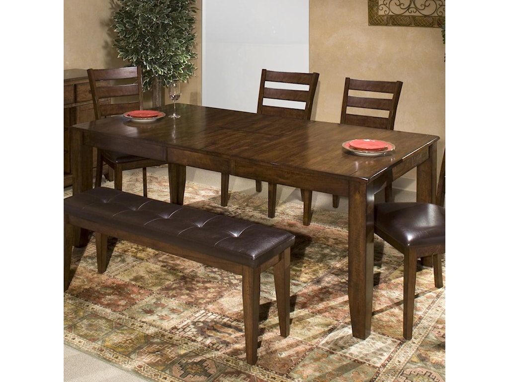Intercon Kona Solid Mango Wood Dining Table With Butterfly Leaf Wayside Furniture Dining Tables