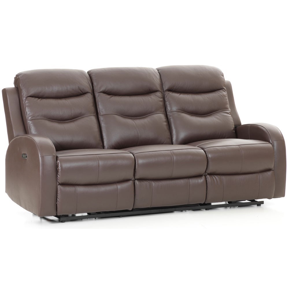 Intercon Milano Ml Contemporary Power Reclining Sofa With Usb Port