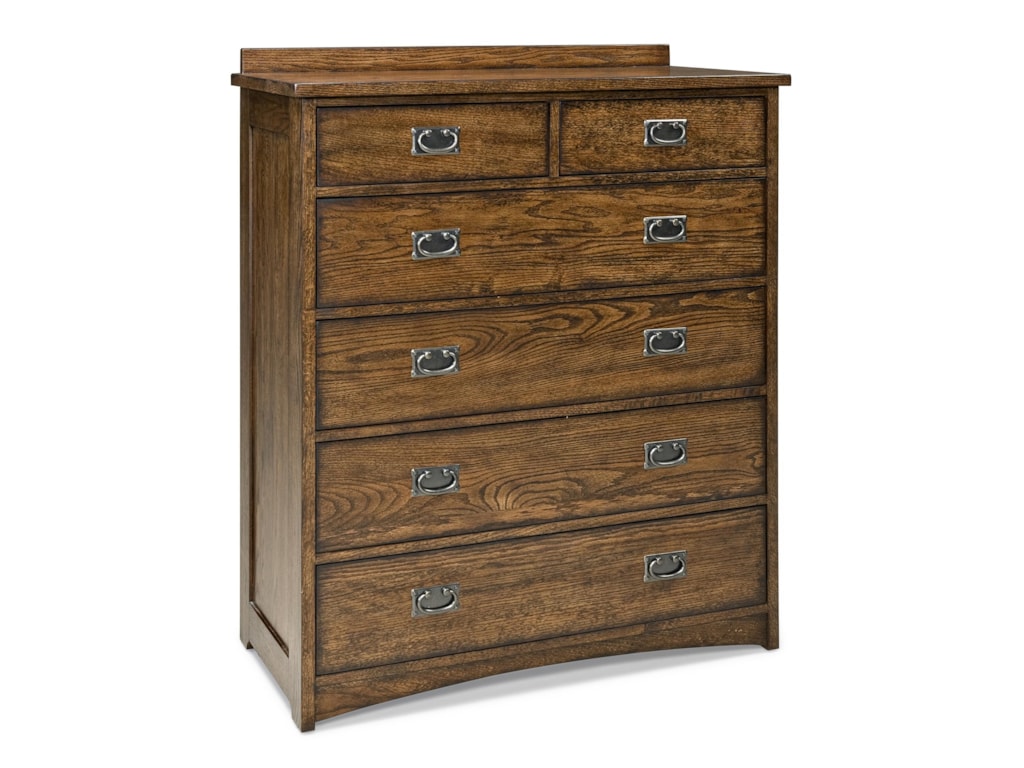 VFM Signature Oak Park6 Drawer Chest