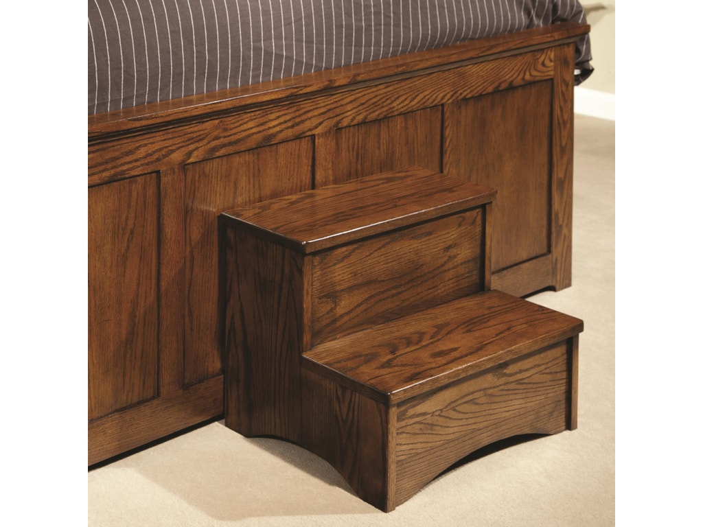 Intercon Oak Park Op Br Step Mis C Bed Stool Hudson S Intercon Oak Parkstep Stool