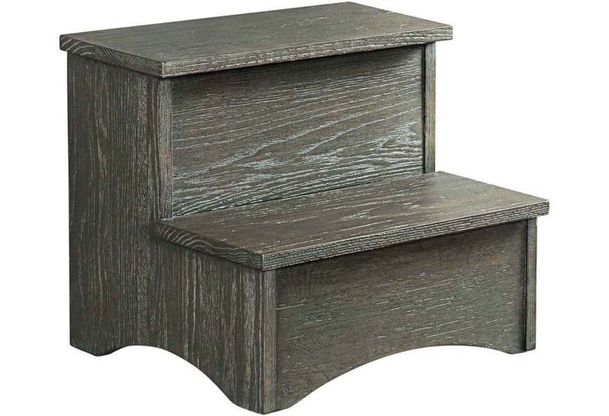 Intercon Oak Park Pewter Bed Step Stool Rife S Home Furniture Miscellaneous Accessories