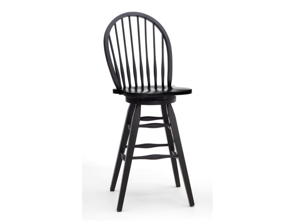 Intercon Rustic Traditions Rt Bs 1408 Blk C30 30 Inch Windsor Bar Intercon Rustic Traditions30 Inch Windsor Bar Stool W Swivel