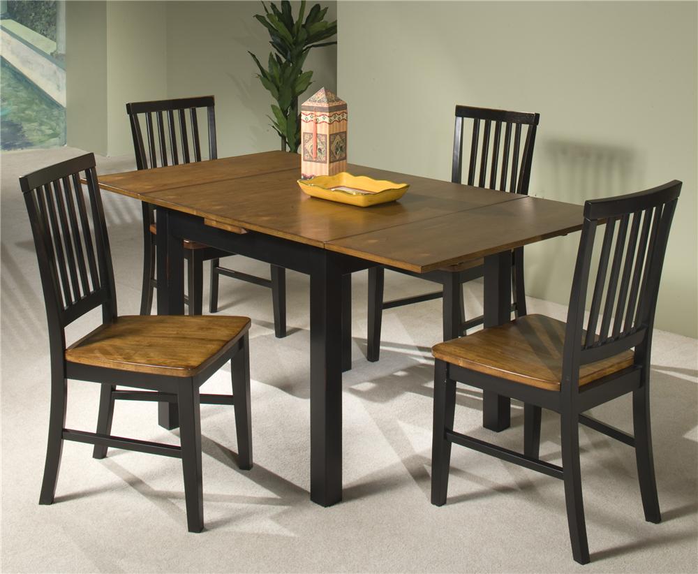 Intercon Siena Refectory Dining Table W Self Storing Leaves Rooms For Less Kitchen Table