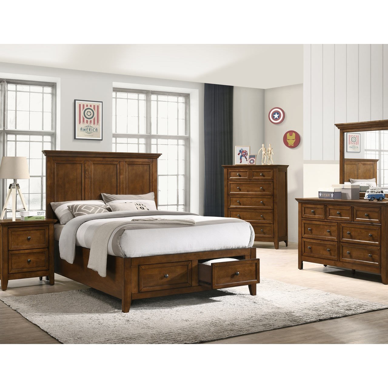 Intercon San Mateo Youth Full Bedroom Group Wayside Furniture Bedroom Groups