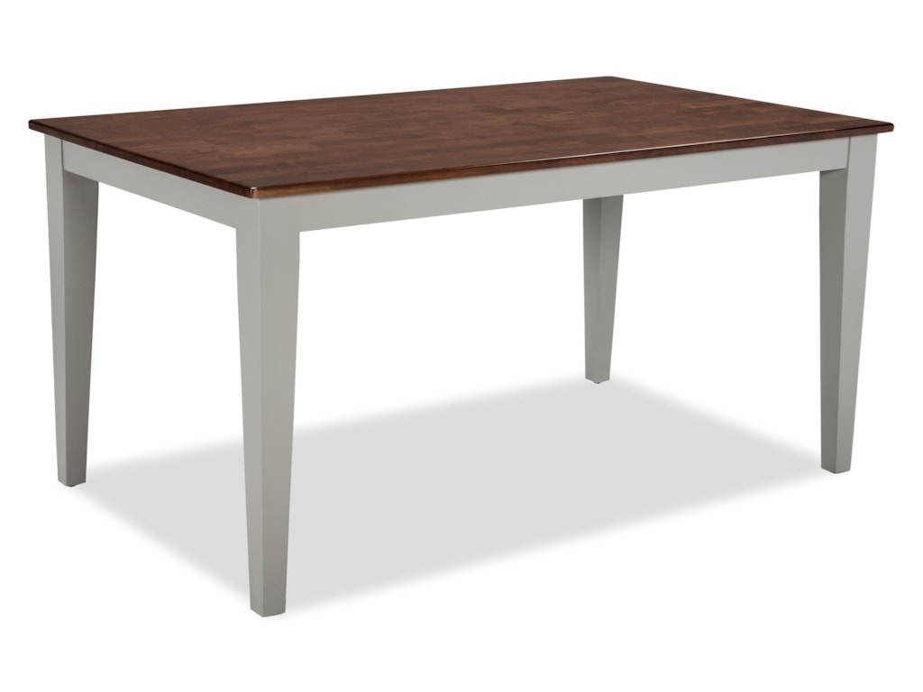 Intercon Small E Ss Ta 3660 Cyg C Two Tone Rectangular Dining Intercon Small Erectangular Dining Table