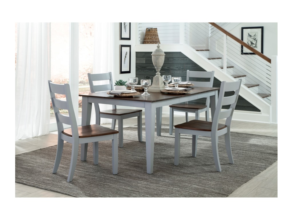 intercon small space 5 piece table and ladder back chair set old brick furniture dining 5 piece sets - Old Brick Dining Room Sets intercon small space 5 piece table and ladder back chair set old brick furniture dining 5 piece sets - Old Brick Dining Room Sets