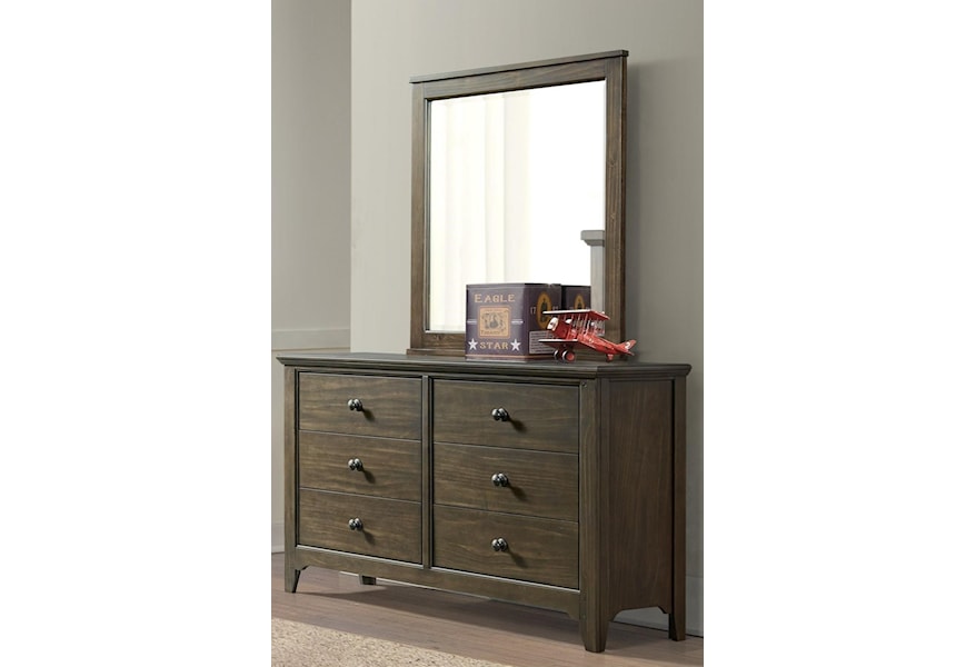 Intercon Tahoe Casual Dresser And Mirror Set Fisher Home