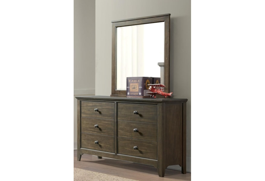 Intercon Tahoe Casual Dresser And Mirror Set Fisher Home