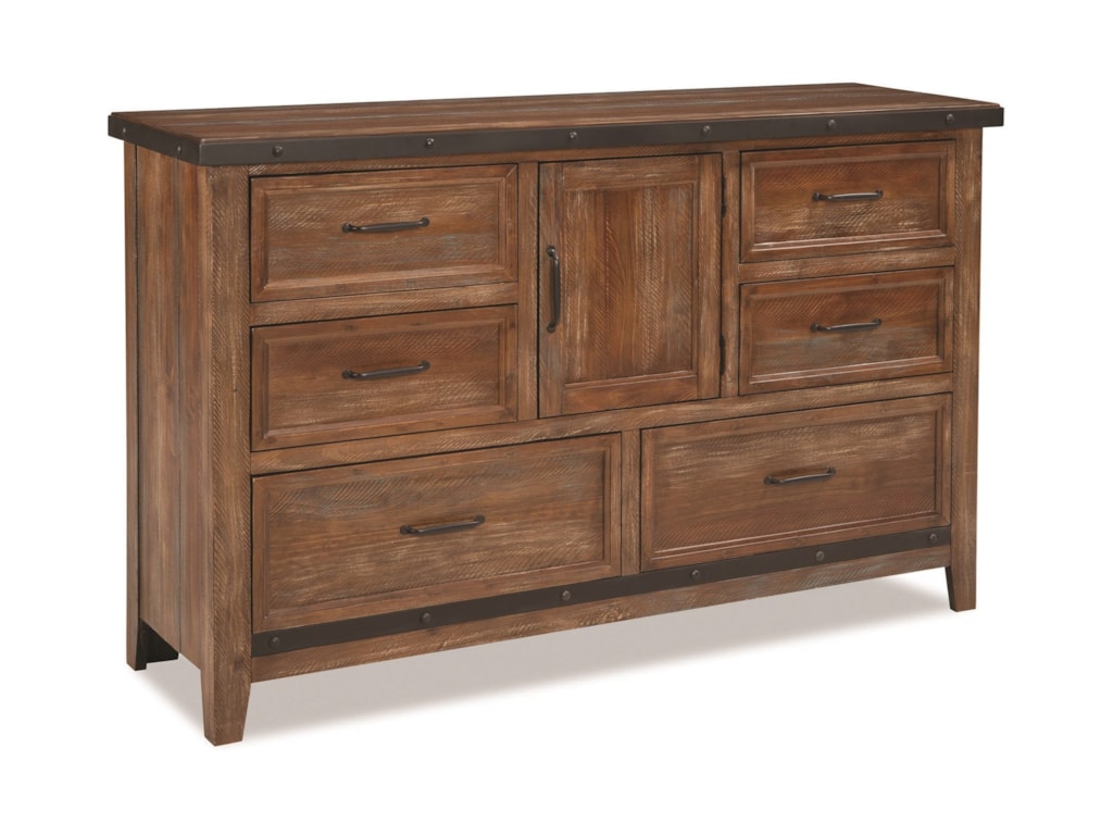 Intercon Taos Rustic 6 Drawer Dresser With Cedar Lined Bottom Intercon Taos Rustic 6 Drawer Dresser With Cedar Lined Bottom Drawers