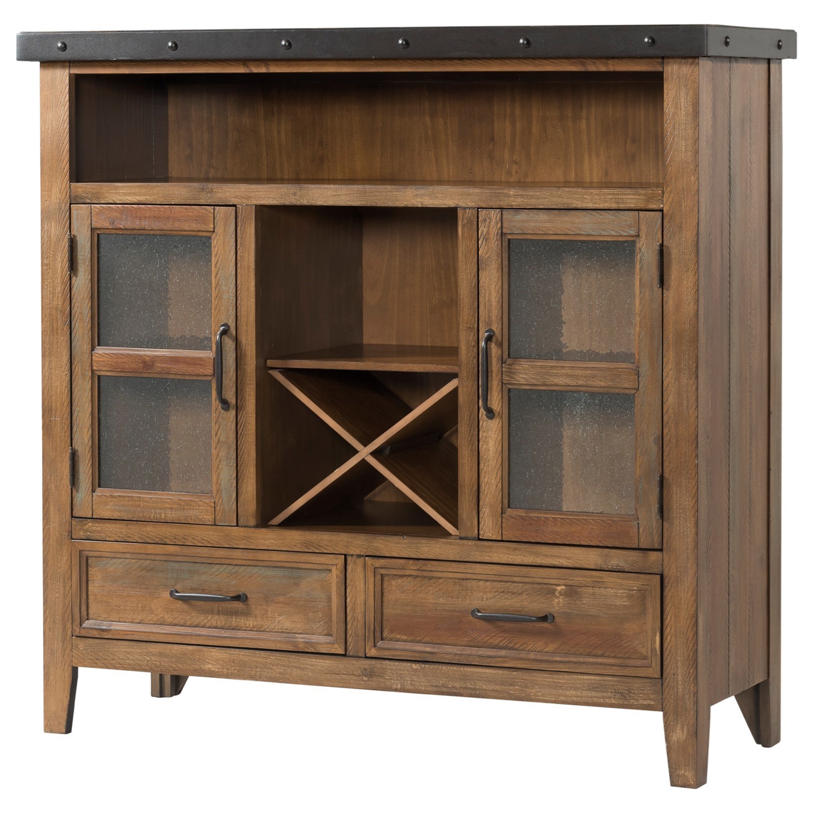 Vfm Signature Taos Rustic Buffet With Removable Bottle Storage