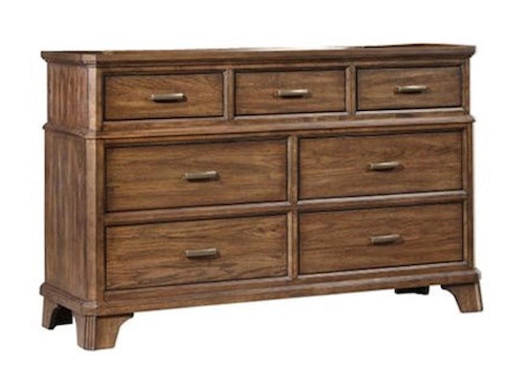 Intercon Telluride Transitional Dresser With 7 Drawers Sadler S Intercon Telluride Transitional Dresser With 7 Drawers