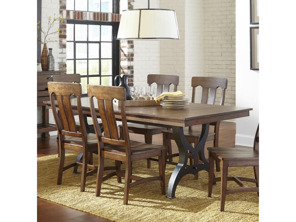 Intercon The District Dining Table With Leaf Wayside Furniture Dining Tables Intercon The District Dining Table With Leaf Wayside Furniture Dining Tables
