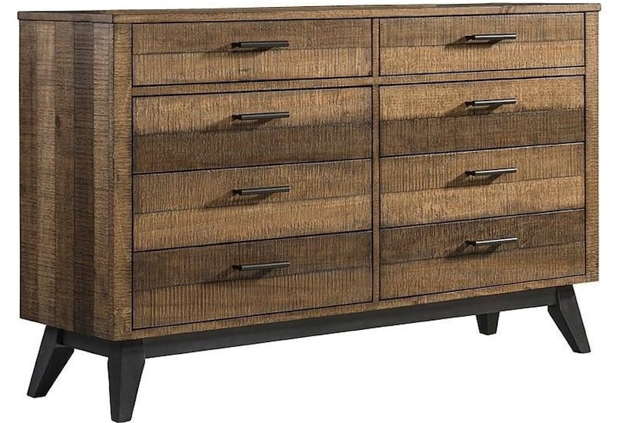 Vfm Signature Urban Rustic Rustic Dresser With 8 Drawers