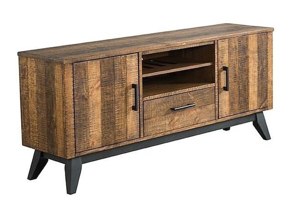 Intercon Urban Rustic 60 Tv Console With Wire Management Intercon Urban Rustic 60 Tv Console With Wire Management