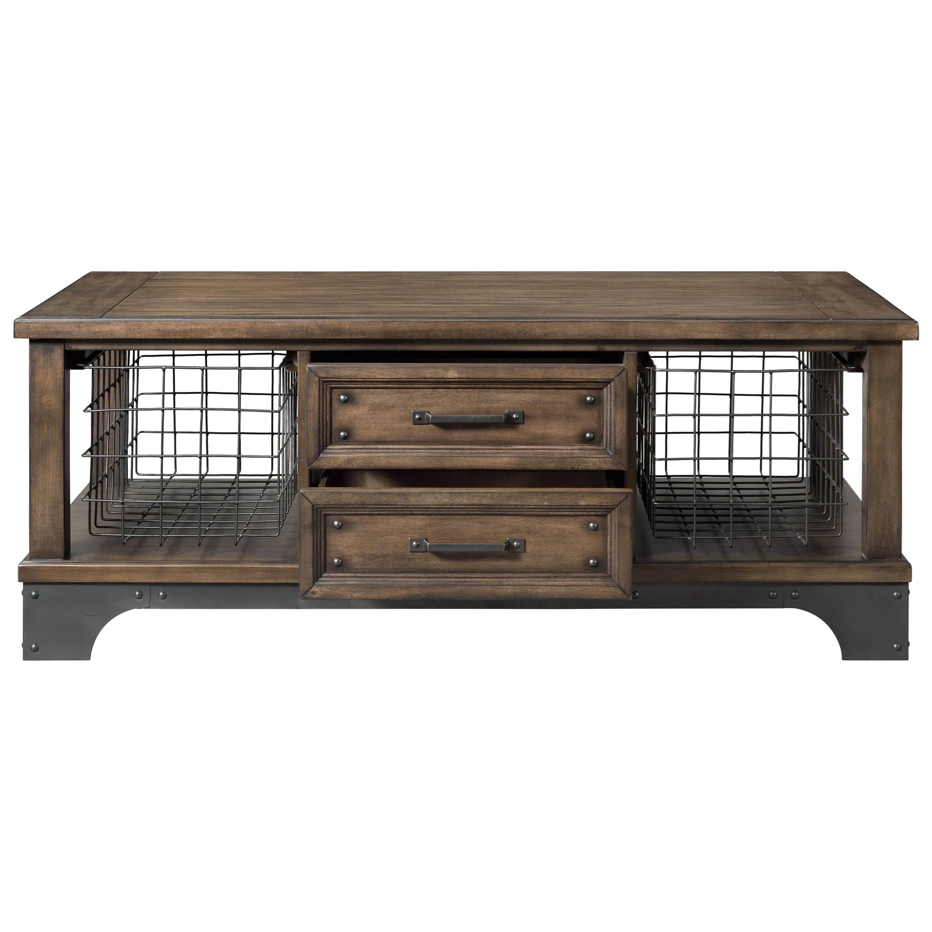 Intercon Whiskey River Rustic Sofa Table With 2 Drawers And 2