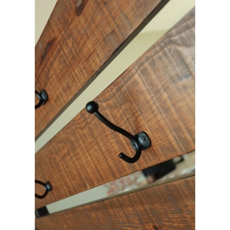 International Furniture Direct Pueblo Ifd359hall T Solid Pine Hall