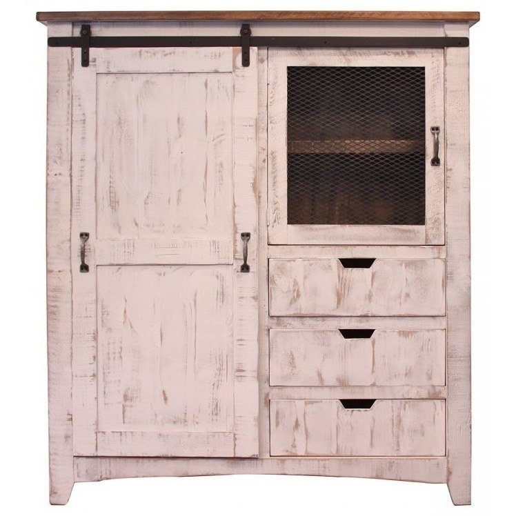 International Furniture Direct Pueblo Ifd360gtch Gentleman S Chest With Three Drawers And Two Doors Furniture And Appliancemart Door Chests Buy gentelment chest online on ny furniture outlets. pueblo gentleman s chest