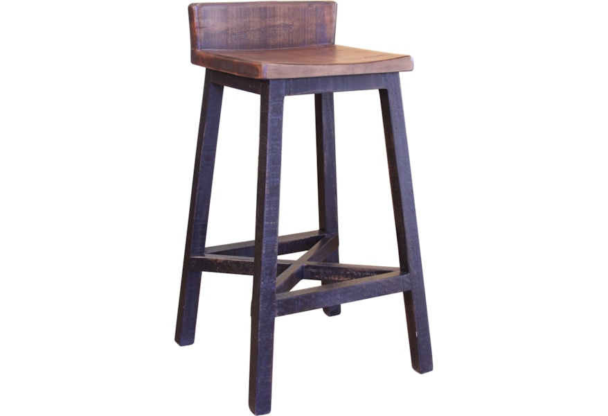 International Furniture Direct Pueblo Ifd370bs30 Solid Wood Bar Pueblo Ifd370bs30 Solid Wood Bar