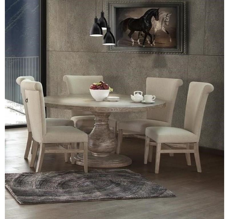 International Furniture Direct Bonanza Sand Ifd410rnd T2 B 4xchair