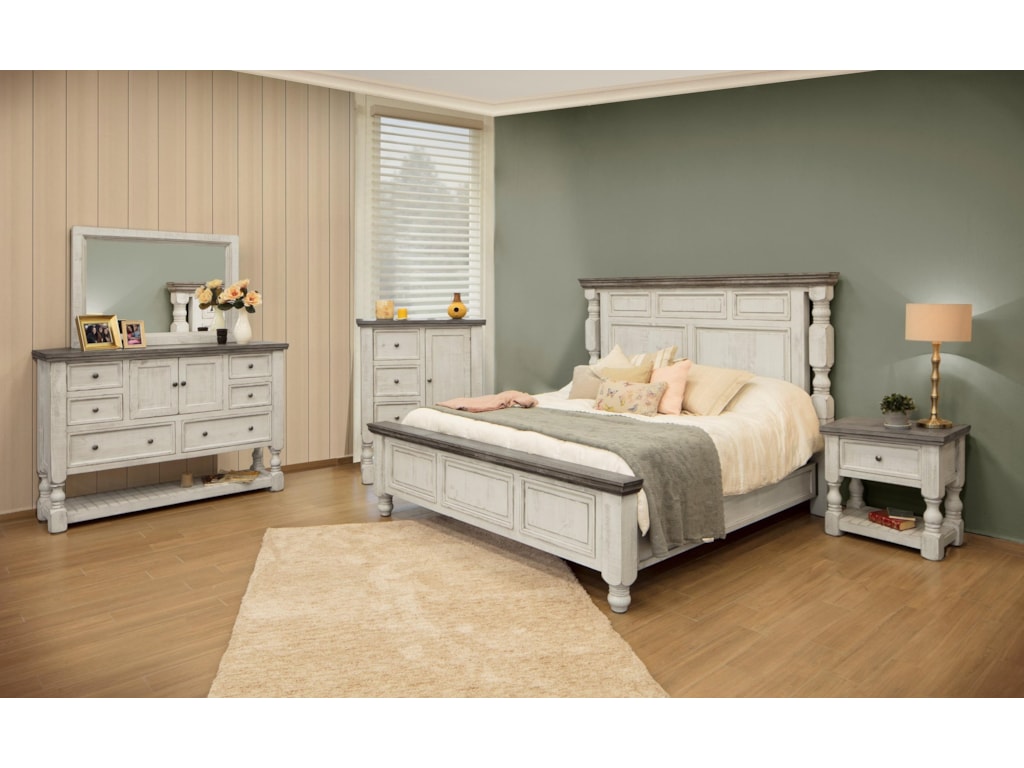 International Furniture Direct StoneQueen Bed