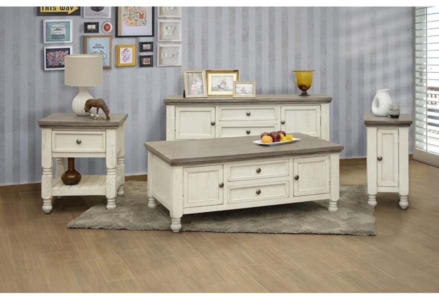 International Furniture Direct Stone Relaxed Vintage Cocktail Table With Drawers And Cabinets Darvin Furniture Cocktail Coffee Tables International Furniture Direct Stone Relaxed Vintage Cocktail Table With Drawers And Cabinets Darvin Furniture Cocktail Coffee Tables