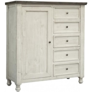 International Furniture Direct Stone Ifd4691gmc Relaxed Vintage Gentlemen S Chest With Shelves Gill Brothers Furniture Door Chests