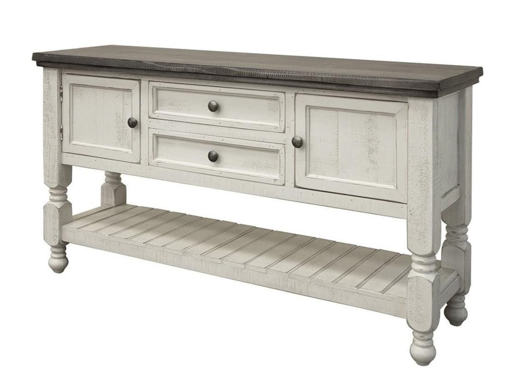 International Furniture Direct Stone Relaxed Vintage Sofa