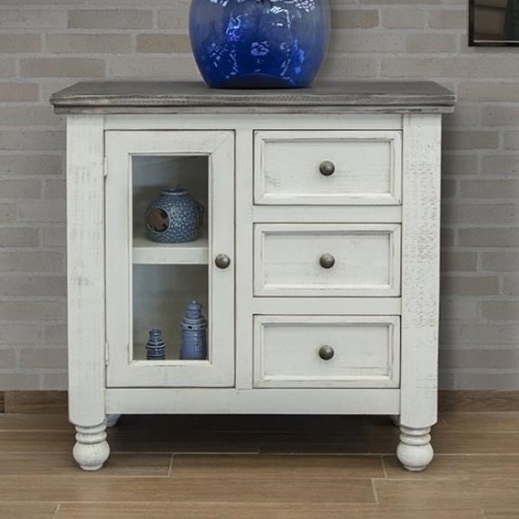 Vfm Signature Stone Relaxed Vintage Server With 3 Drawers And 1