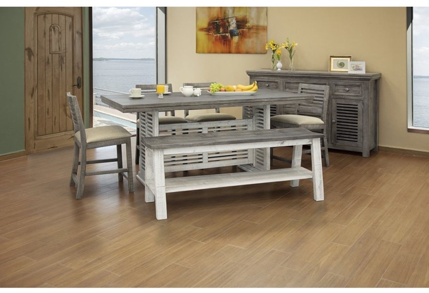 International Furniture Direct Stone Relaxed Vintage Solid Wood Counter Height Table Zak S Home Pub Tables International Furniture Direct Stone Relaxed Vintage Solid Wood Counter Height Table Zak S Home Pub Tables