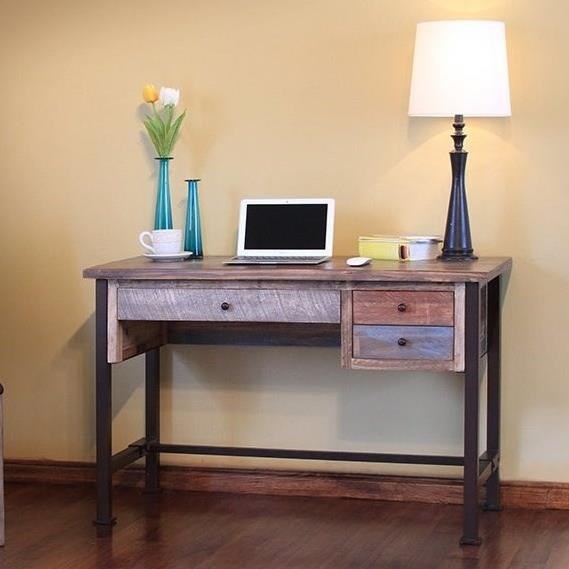 International Furniture Direct 900 Antique Writing Desk With