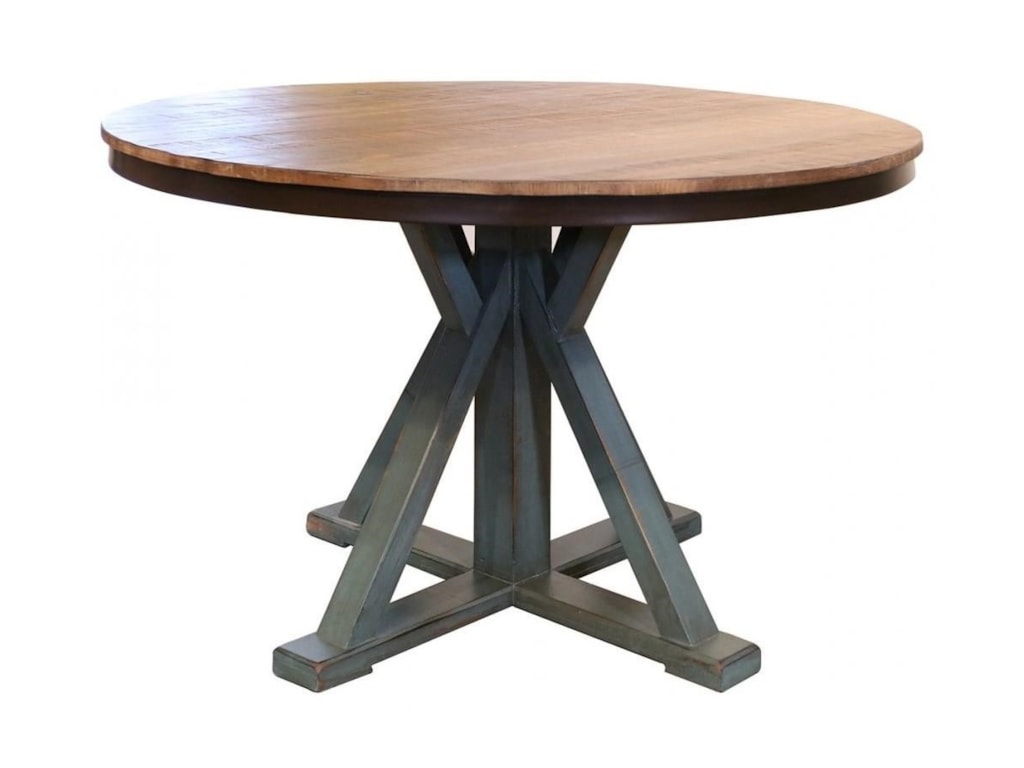 International Furniture Direct 900 Antique Round Dining Table With International Furniture Direct 900 Antiqueround Dining Table
