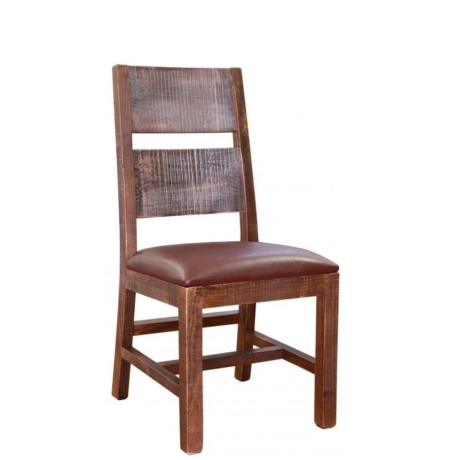 International Furniture Direct Antique Rustic Multicolor Chair