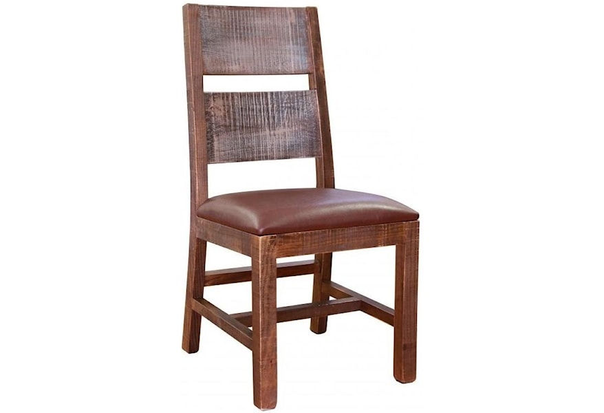 International Furniture Direct Antique Rustic Multicolor Chair
