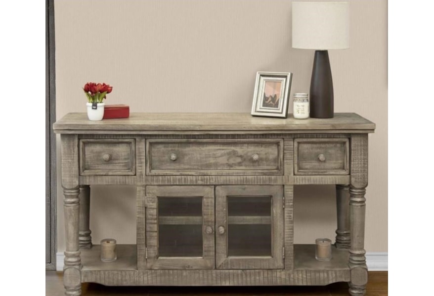 International Furniture Direct Botero Relaxed Vintage 60 Tv Stand