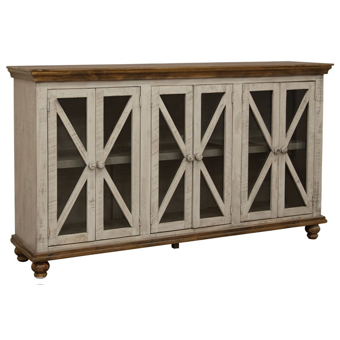 International Furniture Direct Florence Relaxed Vintage 6 Door