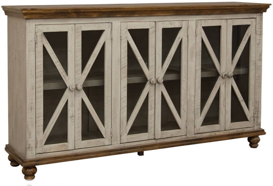 International Furniture Direct Florence Relaxed Vintage 6 Door