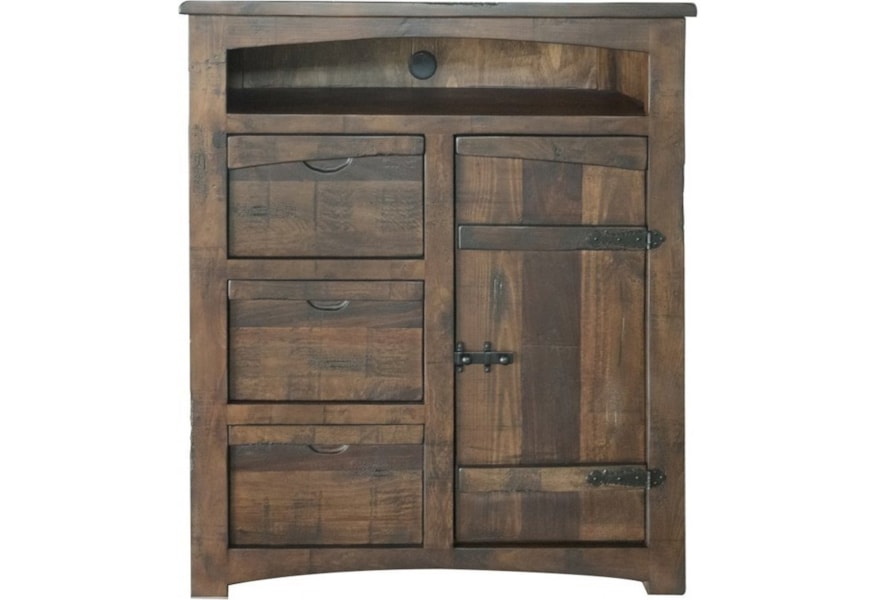 International Furniture Direct Mezcal Rustic Great Chest For Tv
