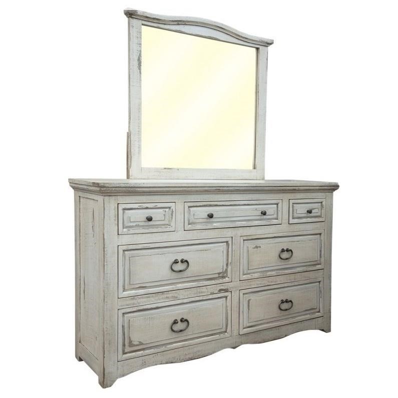 International Furniture Direct Monaco Relaxed Vintage Dresser And