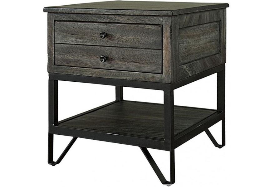 Moro Contemporary Solid Wood End Table With Hand Wrought Iron Legs By International Furniture Direct At And Liancemart Moro Contemporary Solid Wood End Table With Hand Wrought Iron Legs By International Furniture Direct At And Liancemart