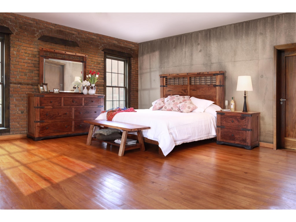 International Furniture Direct ParotaQueen Platform Bed