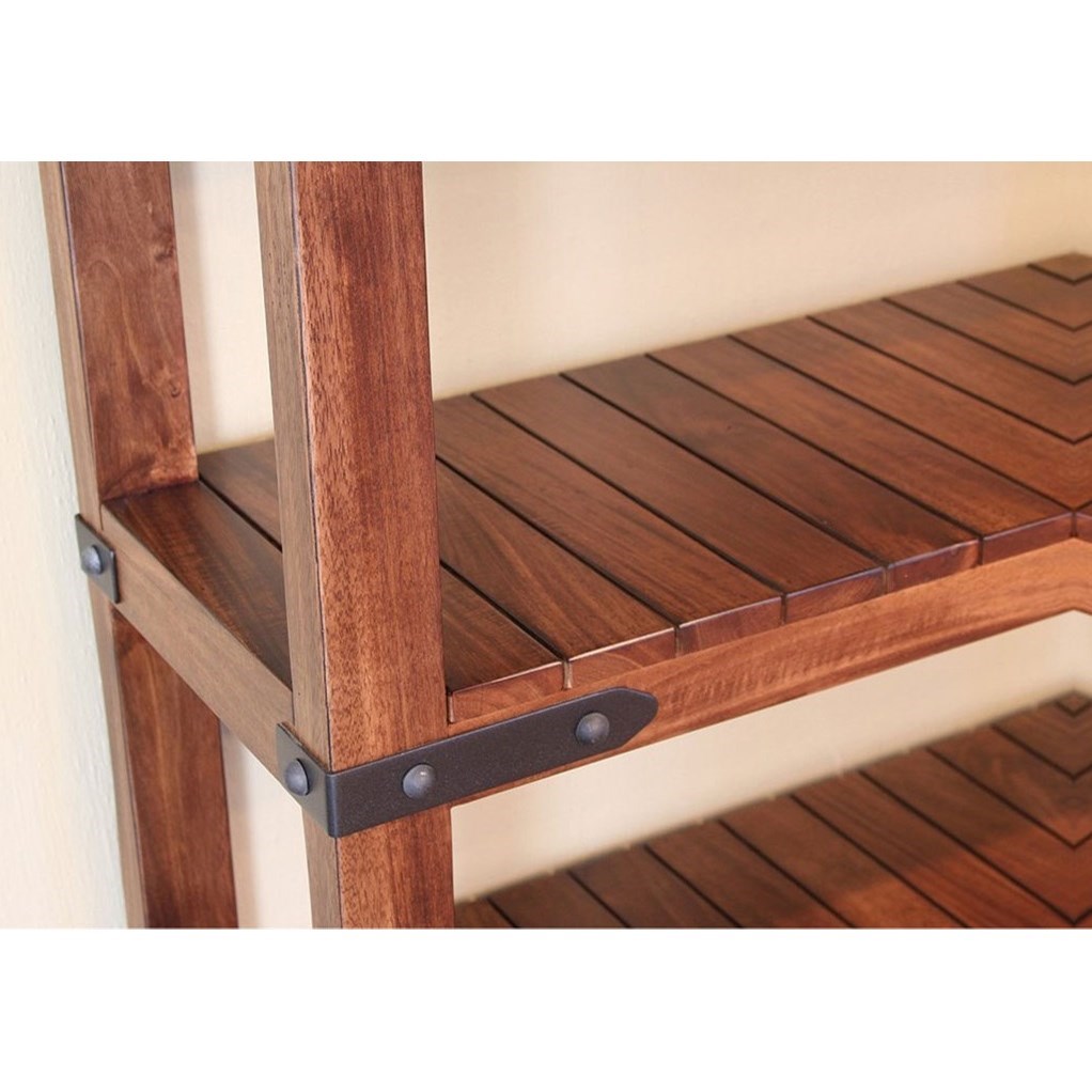 Ifd International Furniture Direct Parota Solid Mango Wood Bookcase With 4 Slatted Shelves Suburban Furniture Open Bookcases Shop wayfair for all the best mango wood bookcases. parota 4 shelf bookcase