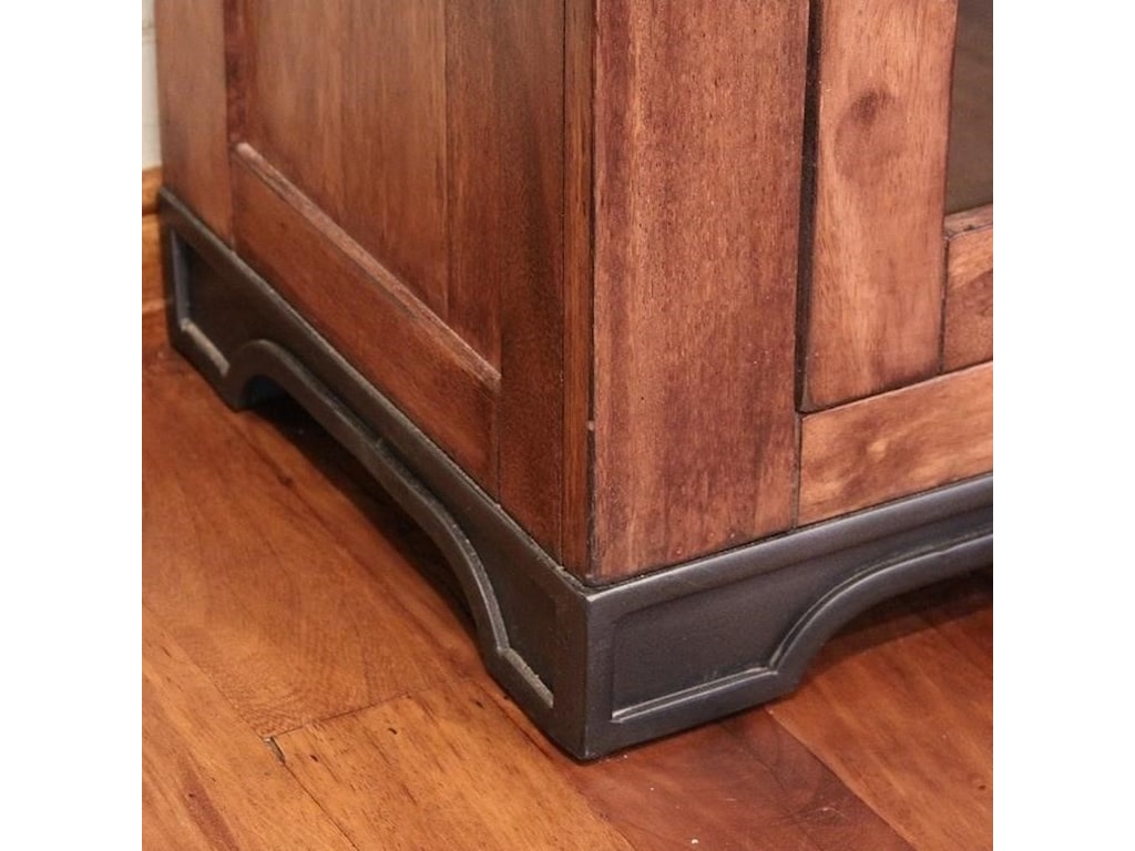 Parota 70 Console Table With Four Gl Doors By International Furniture Direct At Dunk Bright